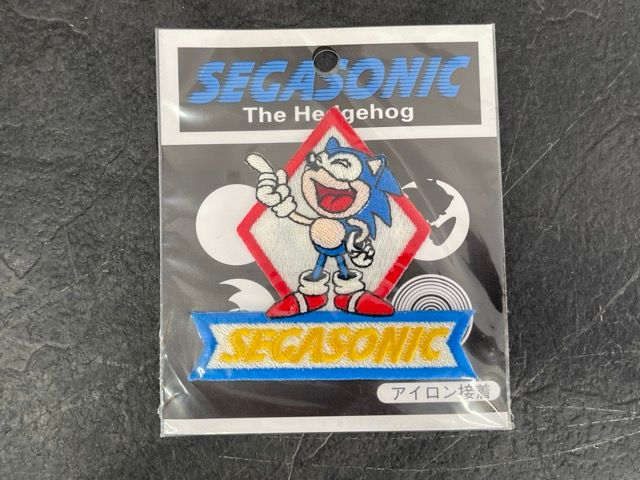 SEGASONIC The Hedgehog セガソニック ワッペン 6種類 アイロン接着 ゲームキャラクター 雑貨 514268