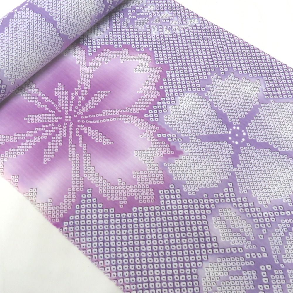 反物 生地 リメイク生地 桜 青×紫 グラデーション 柔らかい生地 反物