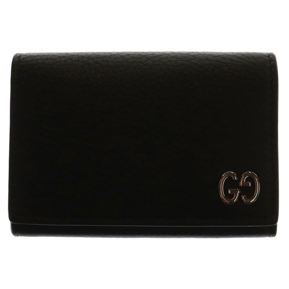 GUCCI グッチ GGロゴ レザーカードケース ブラック 473923 2778