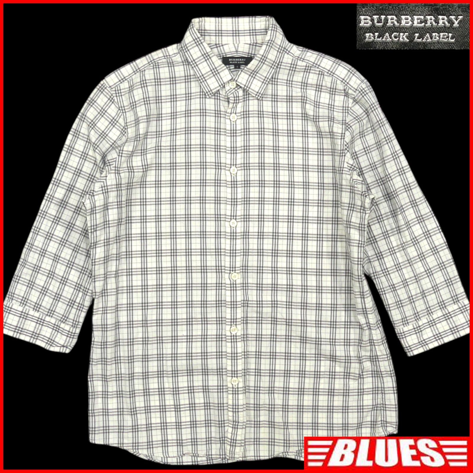 BURBERRY BLACK LABEL 廃盤 バーバリーブラックレーベル シャツ L 