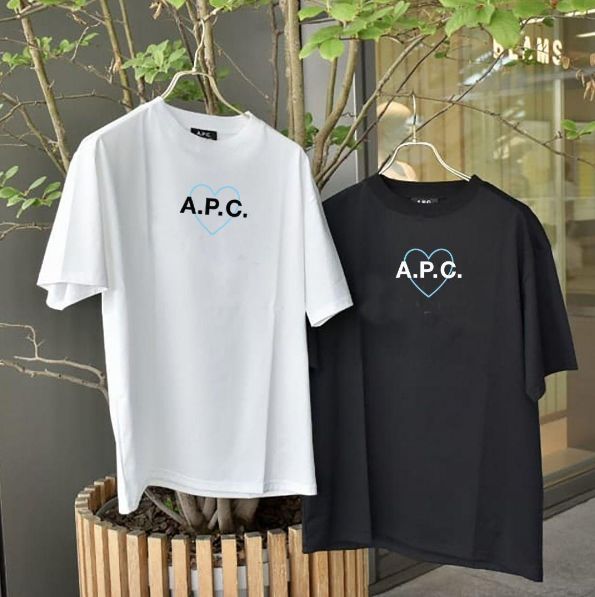 新品未使用 A.P.C Apace ロゴ刺繍 T シャツ