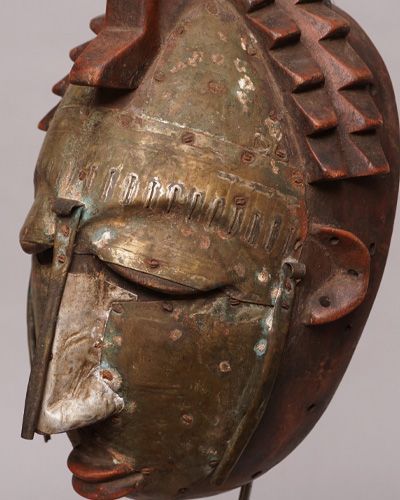 アフリカ マリ共和国 マルカ族 マスク 仮面 No.426 木彫り 彫刻