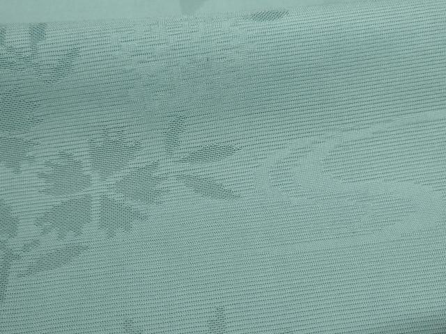 絽 流水草花文紗