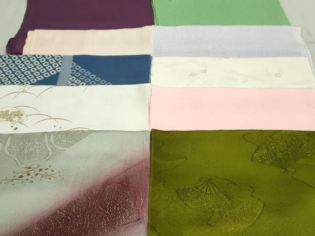 平和屋着物 和装小物 帯揚げ10枚セット 正絹 DAAV8213by