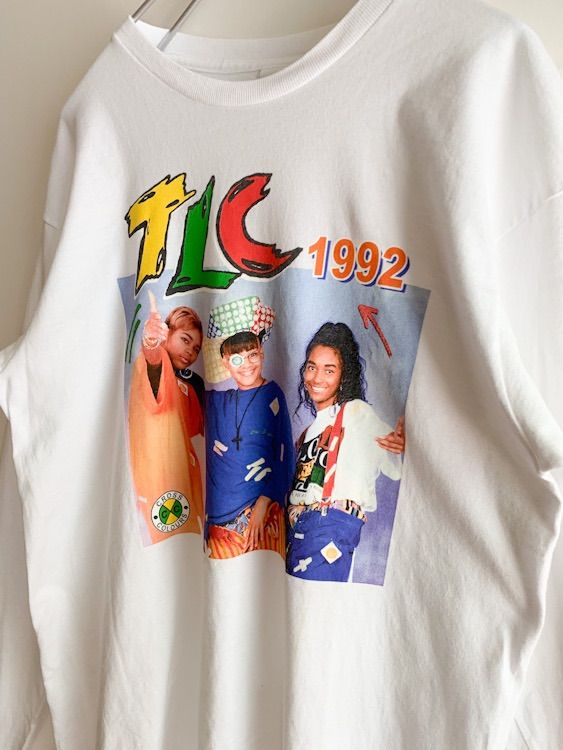 TLC × Cross Colours 1992 Long Tshirt ロンT季節感秋 - Tシャツ 