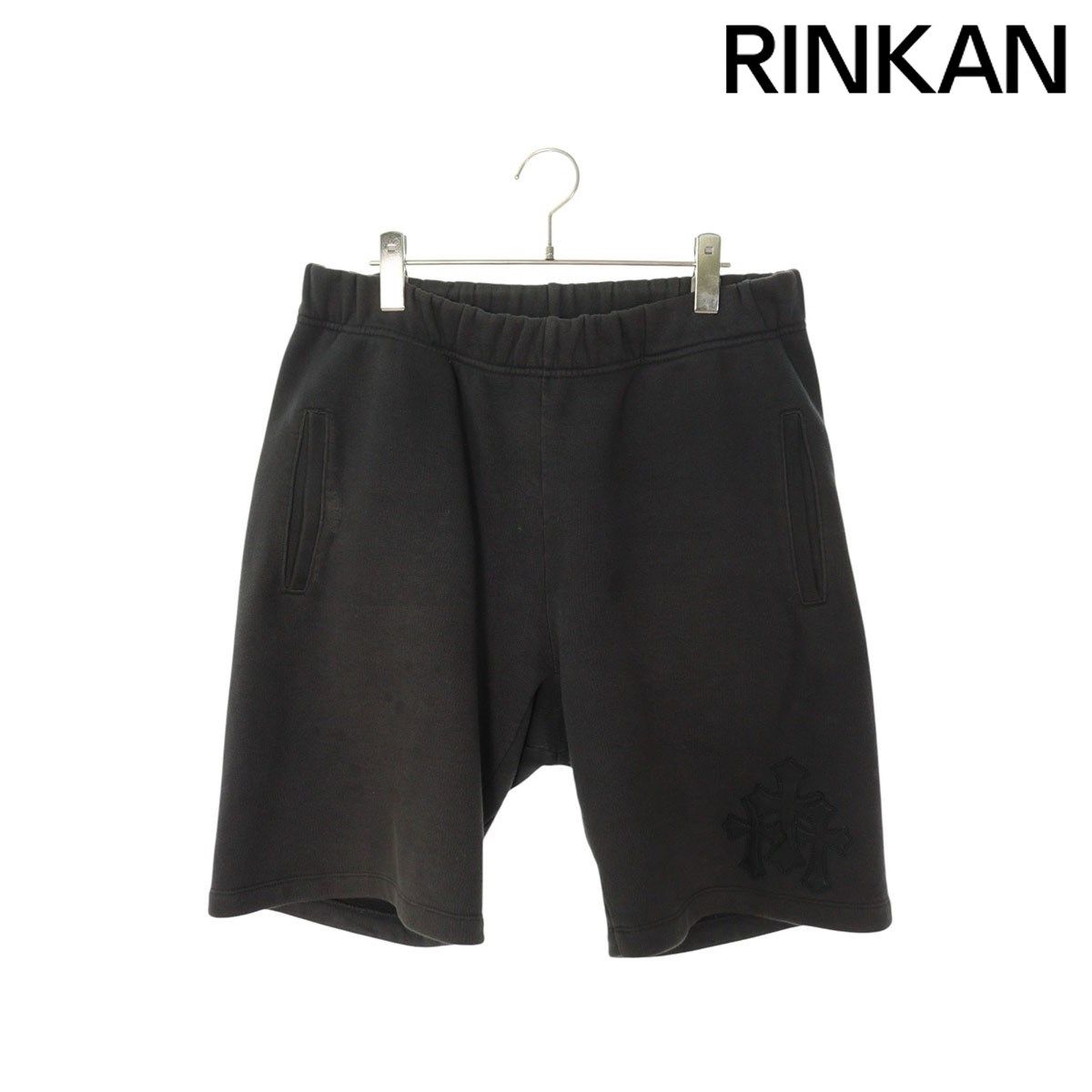 クロムハーツ Y NOT SWEAT PANTS クロスパッチスウェットハーフ クロムハーツ Y NOT SWEAT PANTS クロスパッチスウェットハーフ
