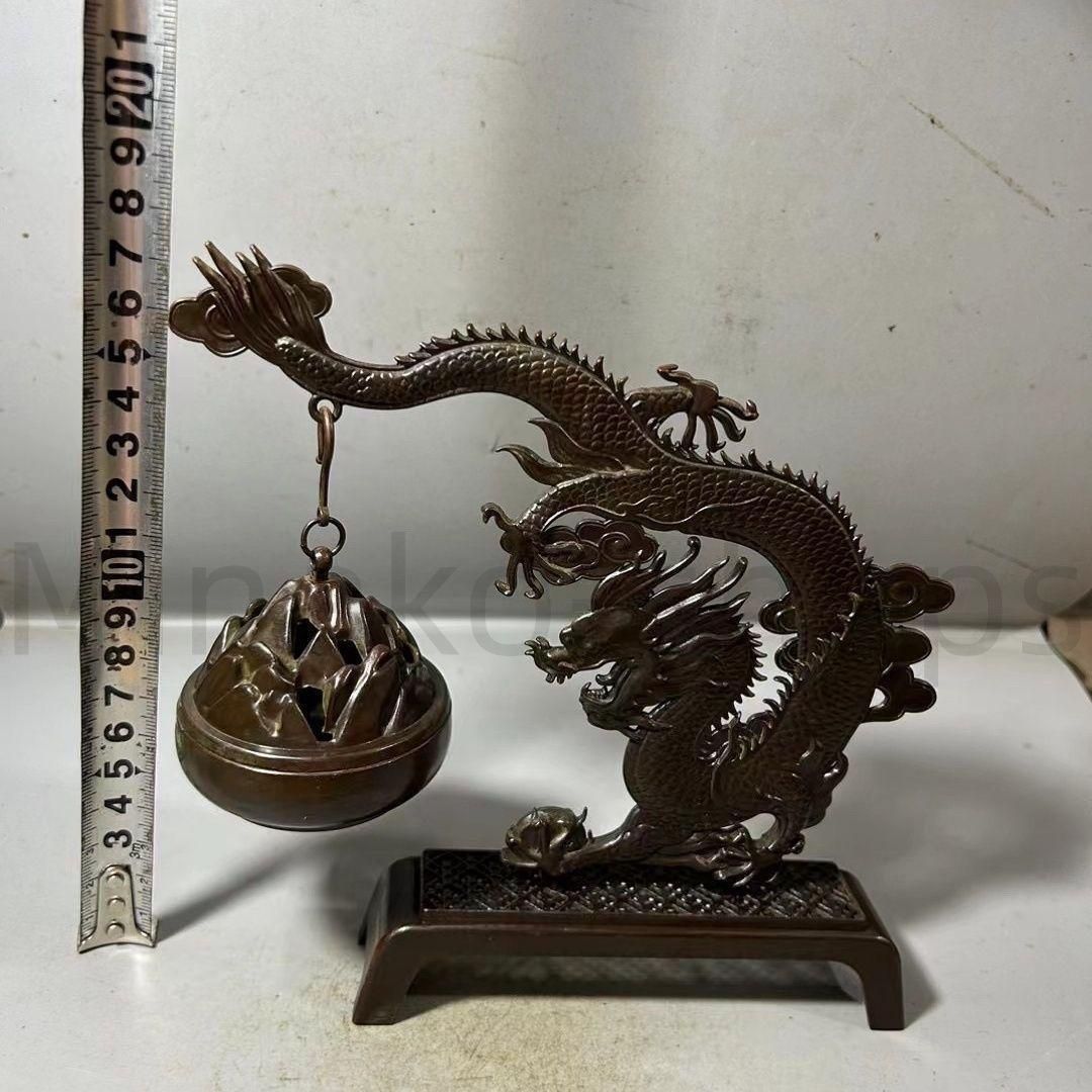 新品・未使用】 竜弔炉香炉 竜香炉 香道具 装飾品 工芸品 美術品 新品・未使用】 竜弔炉香炉 竜香炉 香道具 装飾品 工芸品 美術品