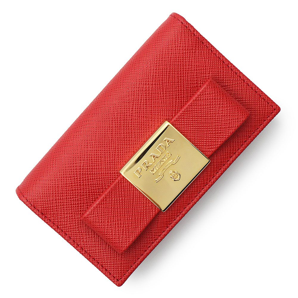 プラダ PRADA ソフト レザー カードケース 名刺入れ カードホルダー