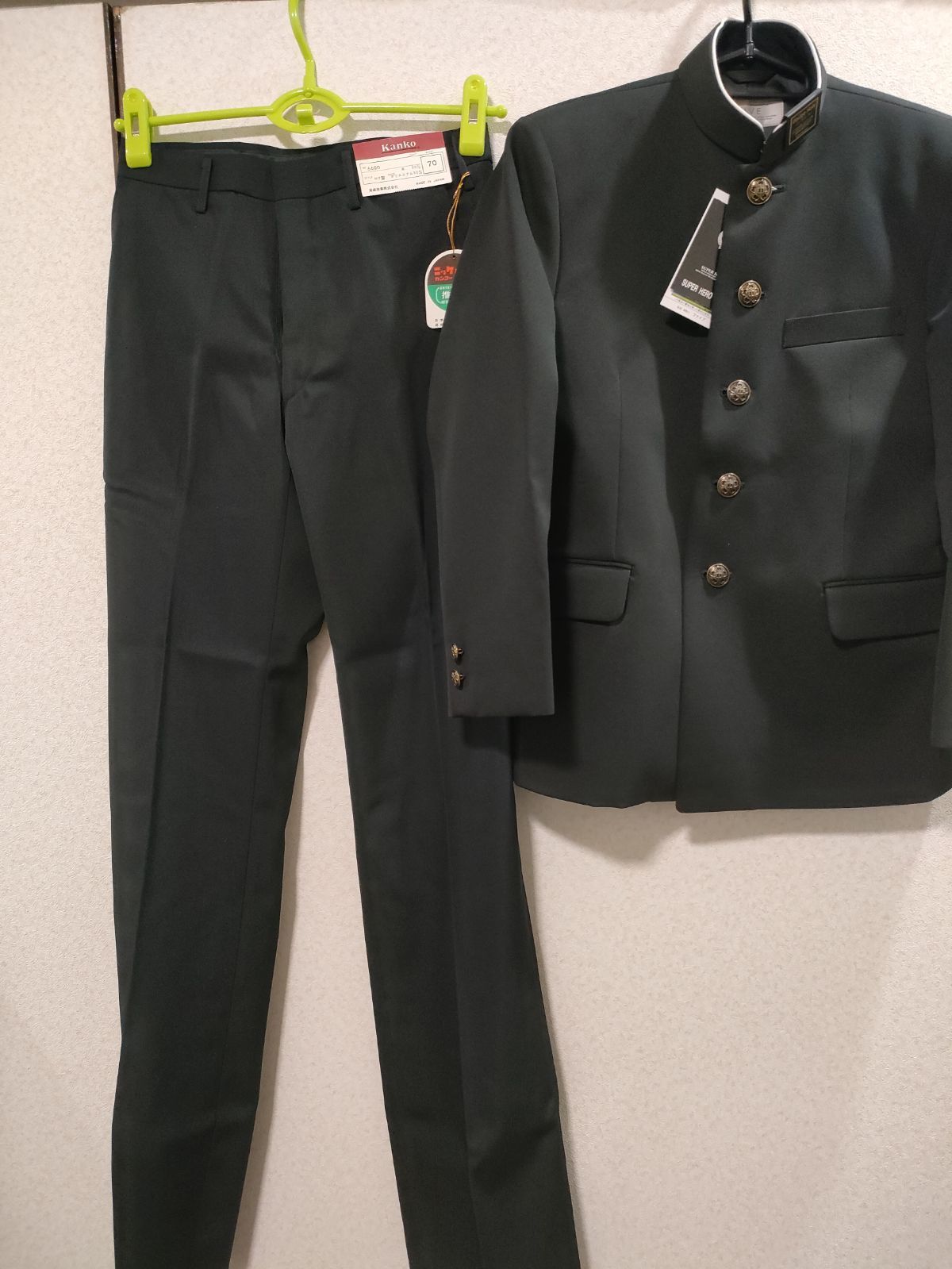 150Aサイズ 155Bサイズ 標準学生服 学生服 上下セット 学ラン 詰め襟 詰襟 150センチ 制服 中学校 高校