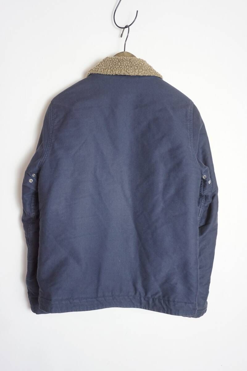 UNCROWD CYCLE TOGS by BLUCO アンクラウド ブルコ NAVY DEPARTMENT ネイビーデパートメント N-1 デッキ  ジャケット 紺 38 920O☆4 - メルカリ