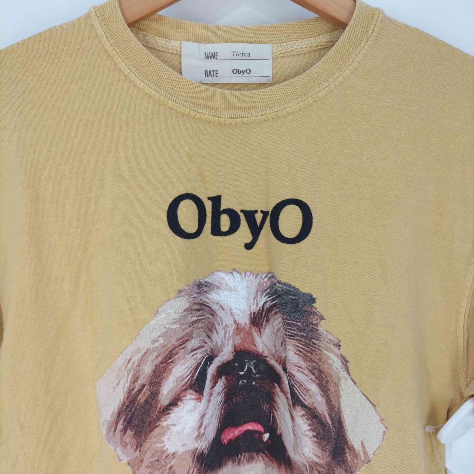 ナナナナサーカ 77circa ONE by ONE obyo print tee レディース 表記無 