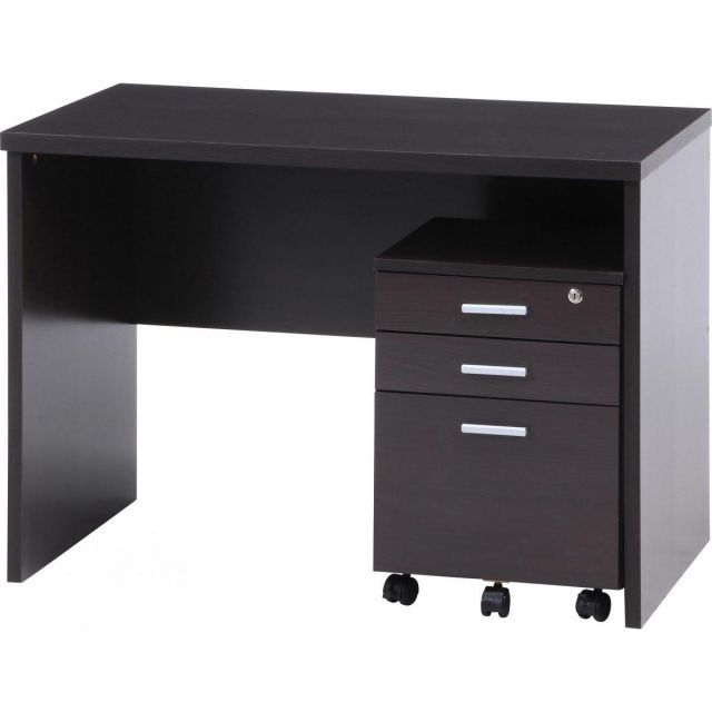 nami様リクエスト品】不二貿易 木製デスク 引出し付き 学習机 ワーク