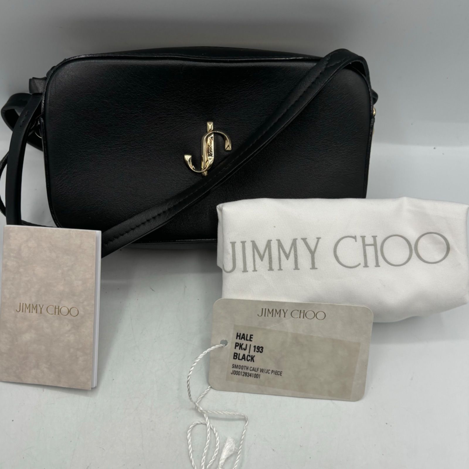 JIMMY CHOOジミーチュウ クロスボディ レザー ショルダーバッグ