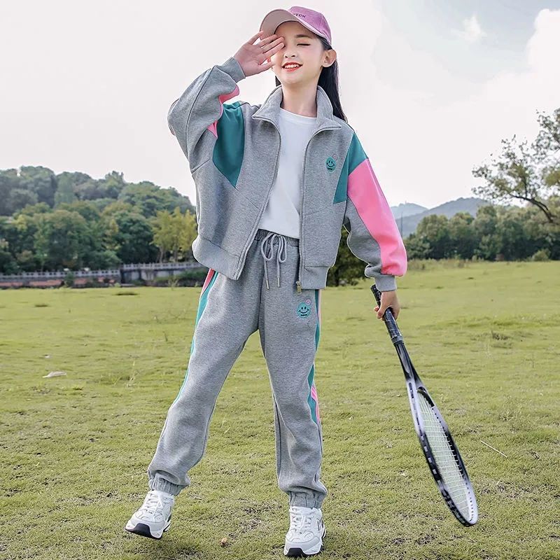 子供服 女の子 ジャージ 上下セット 2点セット シンプル 運動着 体育 