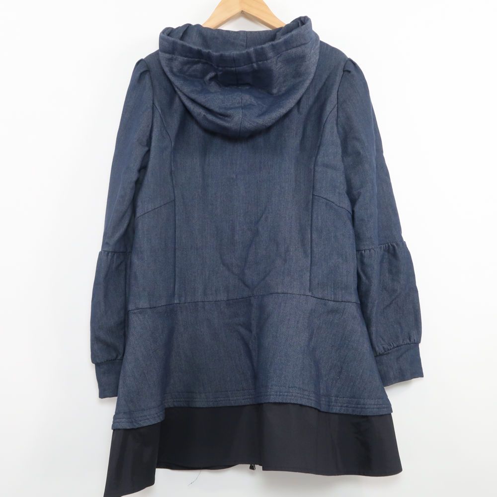 ■美品■ トゥービーシック ロングパーカー グレー 42 Lダブルジップ □美品□ トゥービーシック ロングパーカー グレー 42 Lダブルジップ