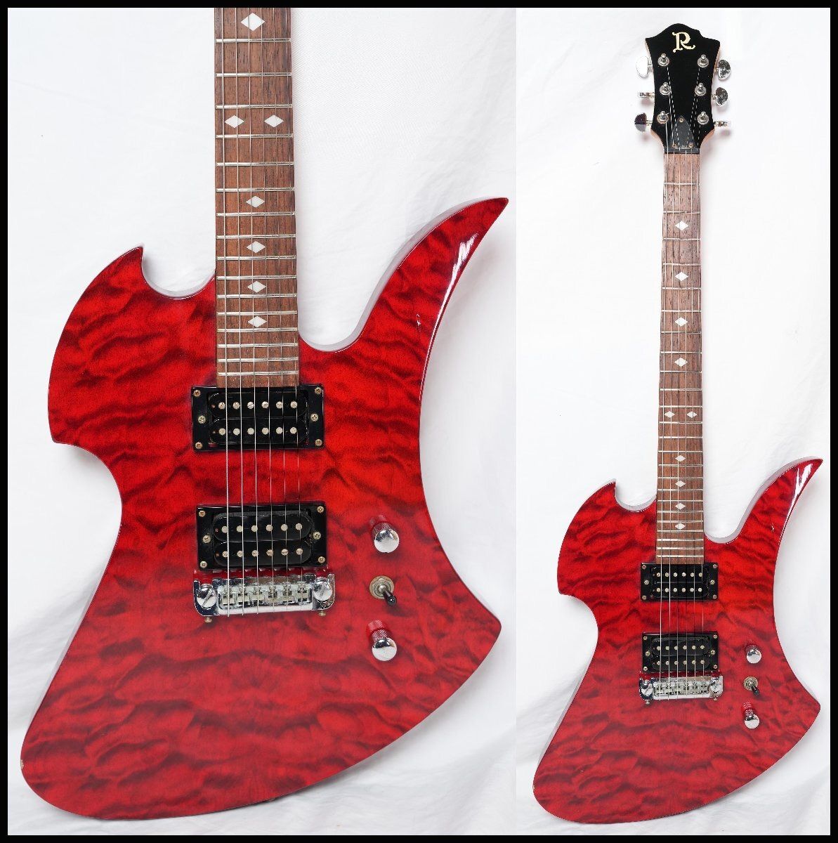 B.C.Rich Mockingbird 350JE RED モッキンバード キルトトップ