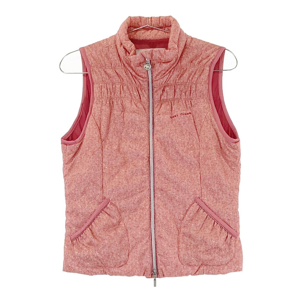 Heal Creek ジップアップベスト ゴルフウェア サイズ40 サイズ：40 HEAL CREEK ヒールクリーク ; 中綿 ジップベスト 総柄