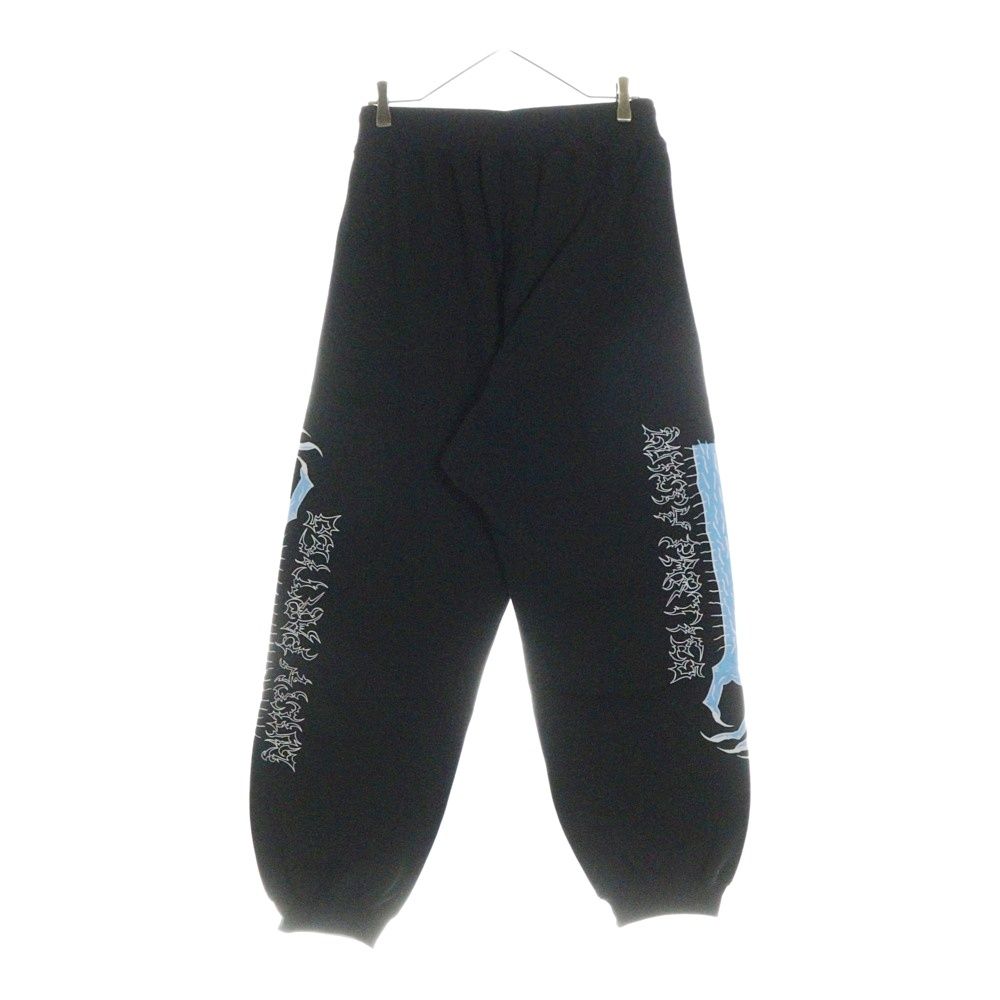 WACKO MARIA ワコマリア 25SS ×NECK FACE HEAVY WEIGHT SWEAT PANTS TYPE-1 ヘビーウェイト ロゴプリント スウェット パンツ ブラック ブルー NECKFACE-WM-SP02