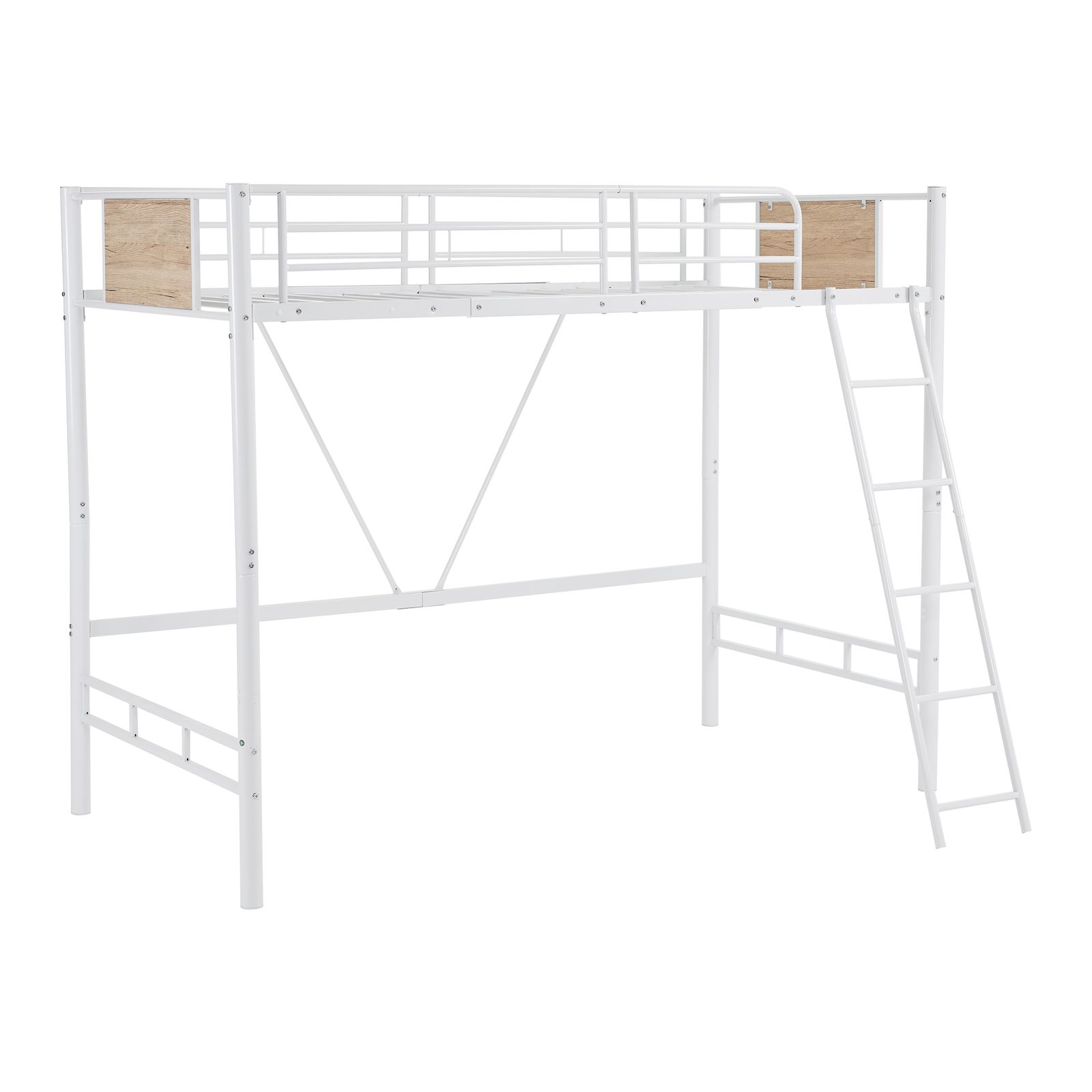 (引き取り限定)ロフトベッド スチール製 はしご付き　ニトリ 引き取り限定)ロフトベッド スチール製 はしご付き ニトリ 栃木県