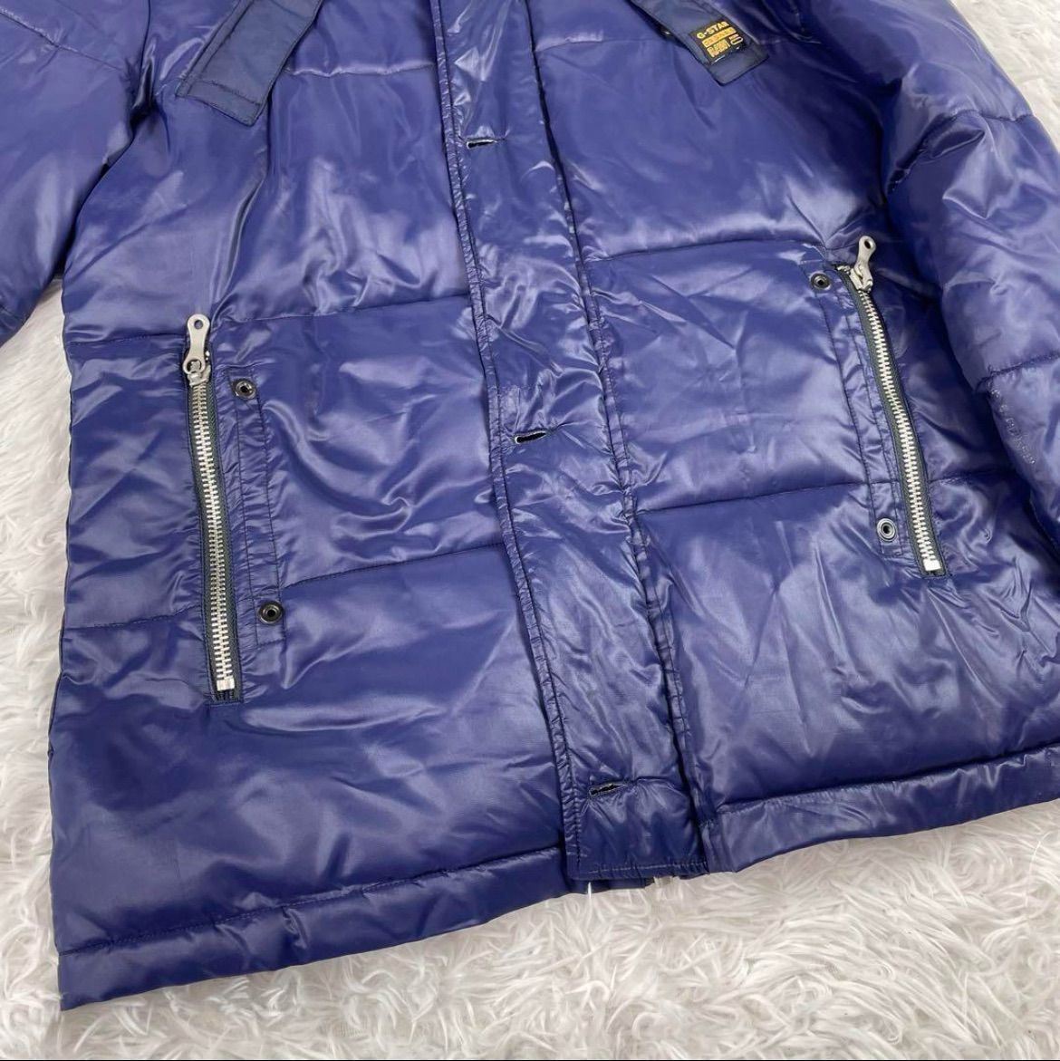 美品 G-STAR RAW 中綿 ロングコート L y2k ジースターロウ ダウン 
