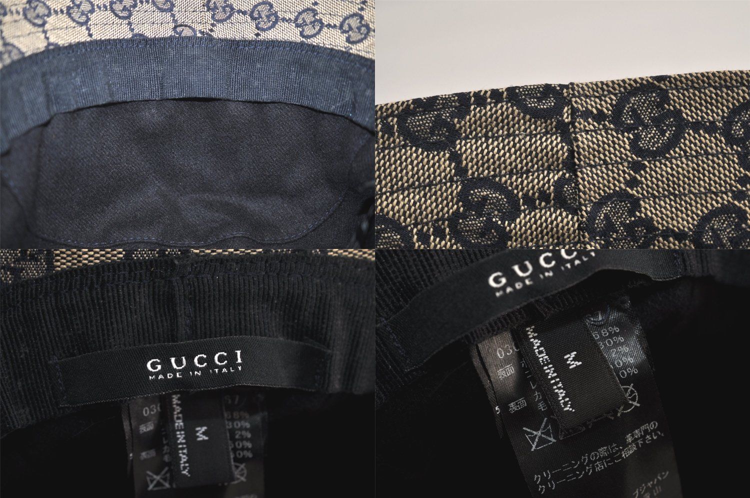 再値下げ！GUCCI グッチ バケットハット シェリーライン 正規品】グッチ GUCCI GGスプリーム バケットハット シェリー