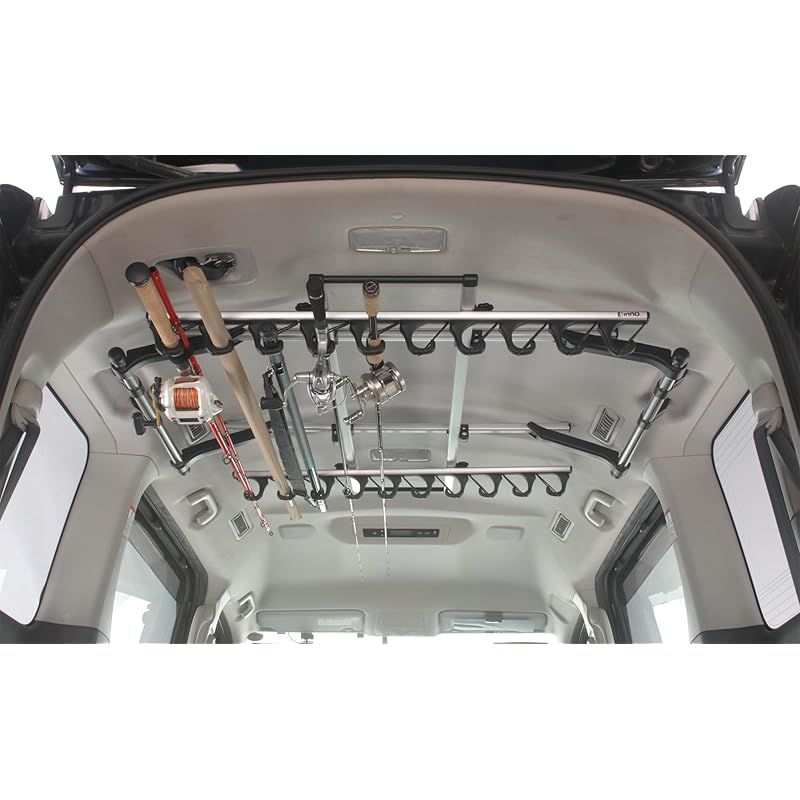 カーメイト CARMATE INNO ロッドホルダー Jフック 10 釣り竿 車載 ホルダー シンプルなJフック 10本積み IF 15