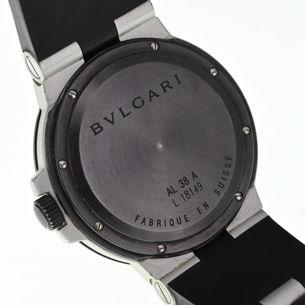 ブルガリ BVLGARI AL38A アルミニウム デイト 自動巻き メンズ ブルガリ BVLGARI AL38A アルミニウム デイト 自動巻き メンズ