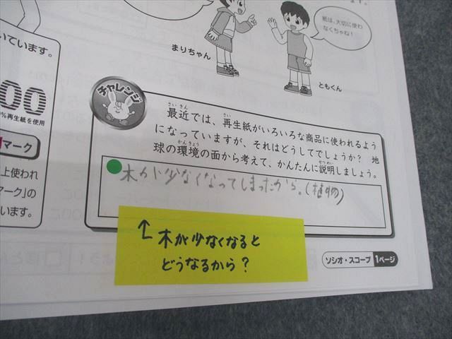 SAPIX サピックス 小4 社会 ソシオ・スコープ デイリー