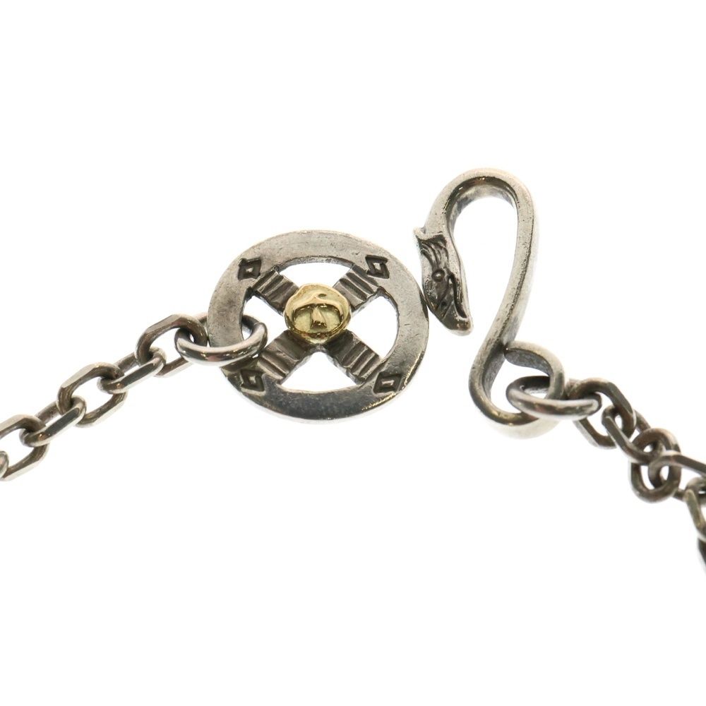 ゴローズ　メタル小　チェーン付き goro's ゴローズ メタル付きホイール細丸チェーン ネックレス