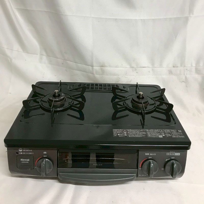 北見市発 パロマ Palomaガスコンロ KSR563BKR RT35NJH 2025年製 黒 LPガス用 一人暮らし