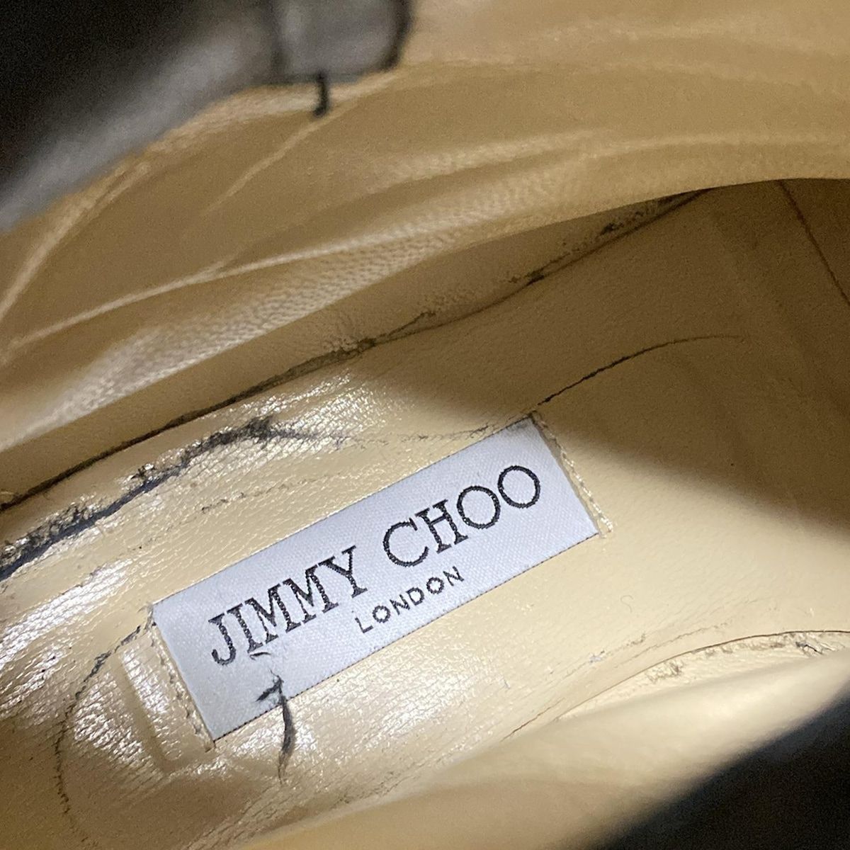 JIMMY CHOO ジミーチュウ ショートブーツ 36 レディース - 黒 レザー KIN-KAAI_COM