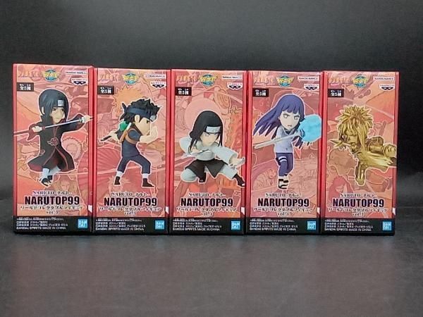 ナルト　NARUTOP99 ワーコレ vol.3 全種類5種フルコンプリート NARUTO-ナルト- NARUTOP99 ワールドコレクタブルフィギュアvol.3