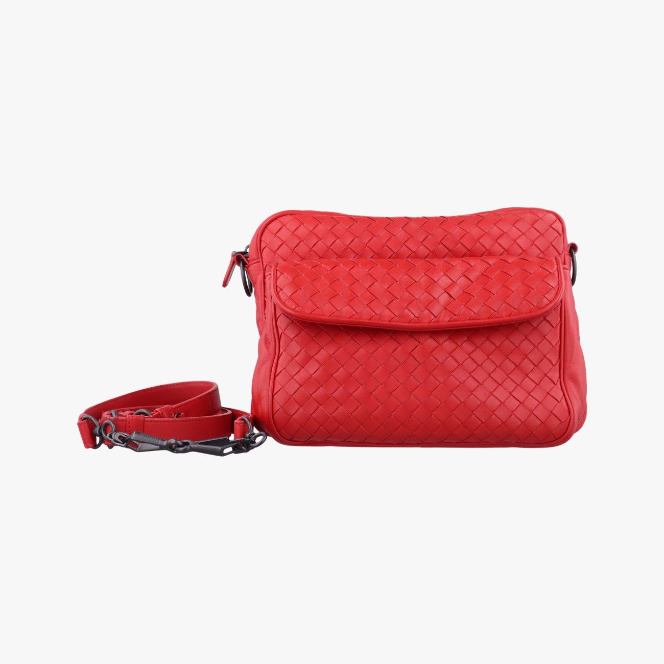 ボッテガヴェネタBottega Venetaイントレチャート ローズ ラムスキン B03437756K