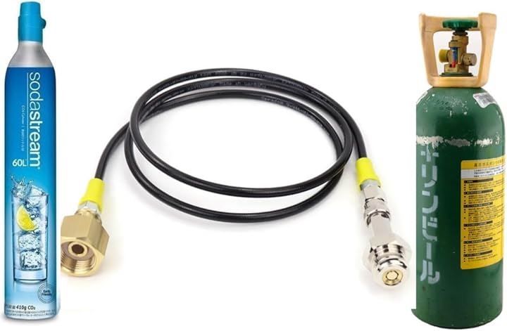 sodastream 炭酸水メーカー ホワイト➕ミドボンセット➕接続コードセット sodastream 炭酸水メーカー ホワイト➕ミドボンセット➕接続コード