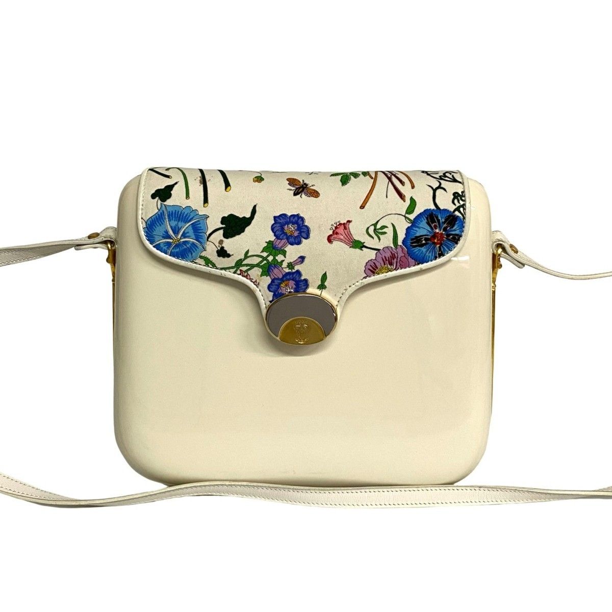 希少美品GUCCI オールドグッチフローラ ミニショルダーバッグ