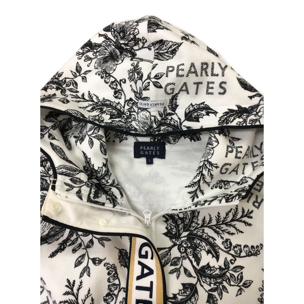 中古 レディース パーリーゲイツ PEARLY GATES セットアップ 1(M) 白