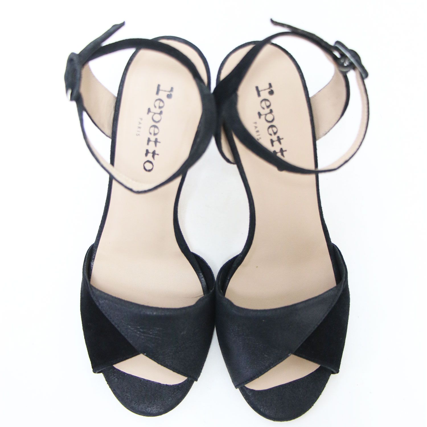 Repetto レペット サンダル ブラック 黒 サイズ:37(23.5cm