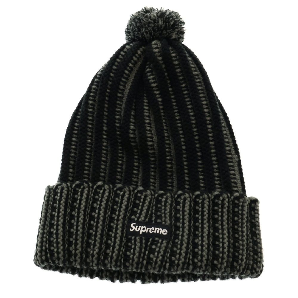SUPREME (シュプリーム) 19AW Contrast Stripe Beanie コントラストストライプビーニー ニットキャップ 帽子 ブラック