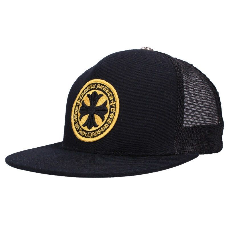 クロムハーツ TRUCKER CAP CHパッチクロスボール付メッシュ帽子 メンズ