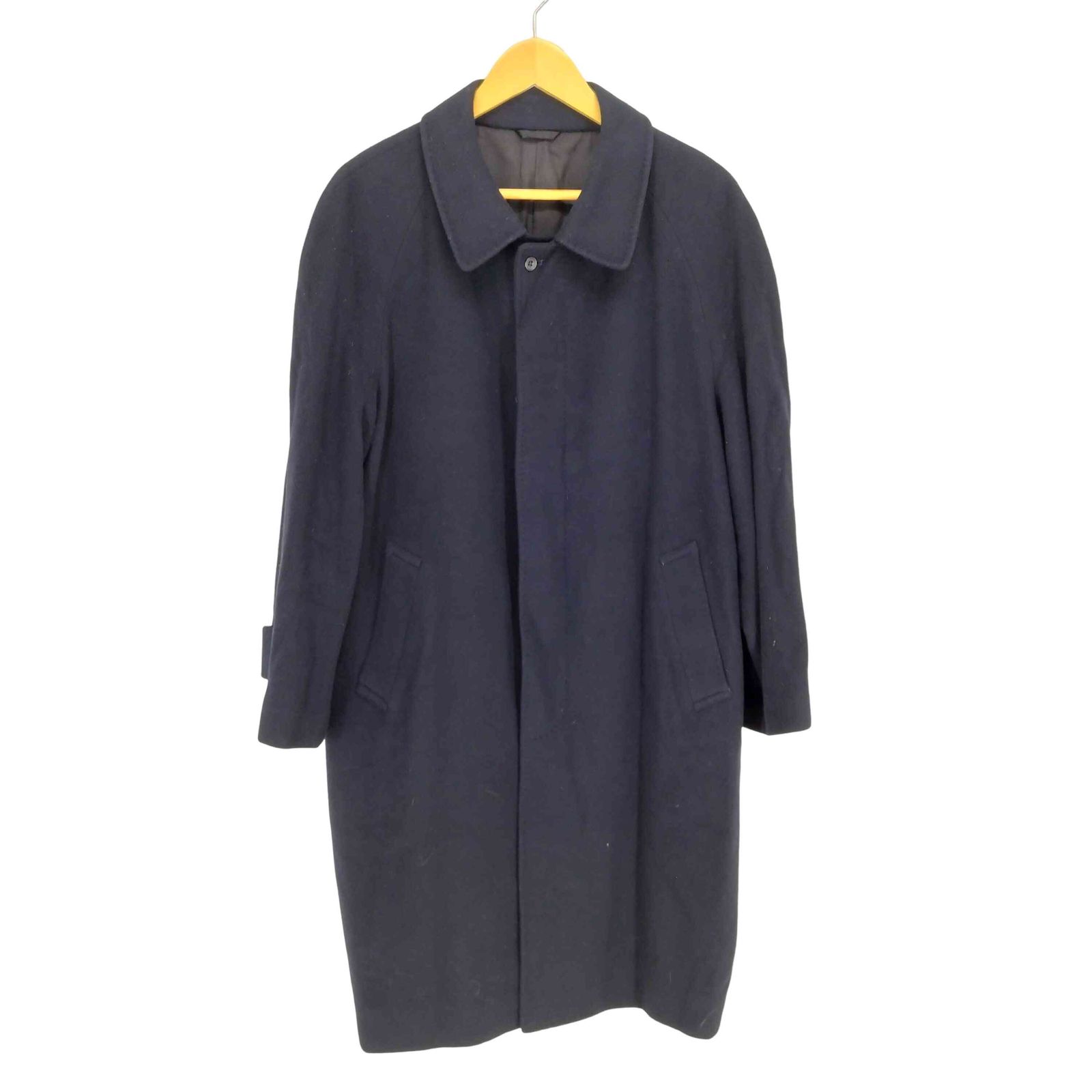ユーズドフルギ USED古着 PURE CASHMERE ピュアカシミヤステンカラーコート メンズ  170
