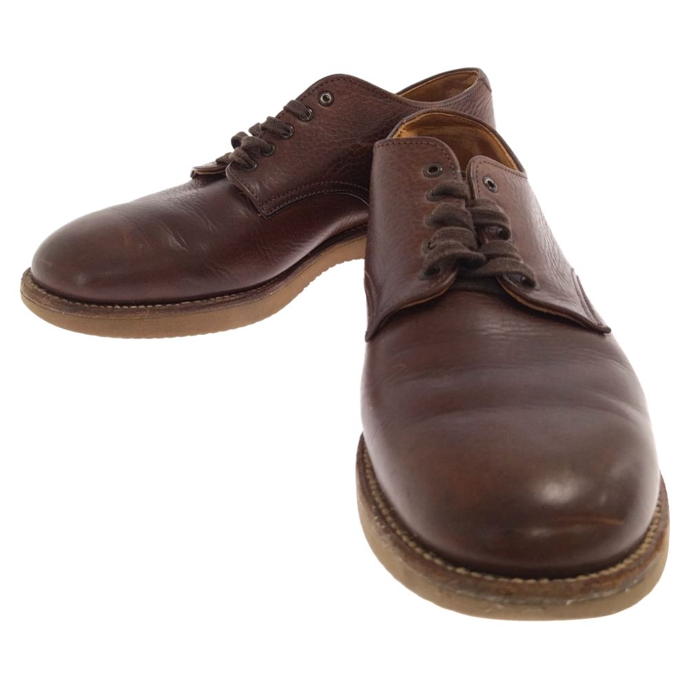 Alden (オールデン) プレーントゥ ミリタリーラスト レザー シューズ 