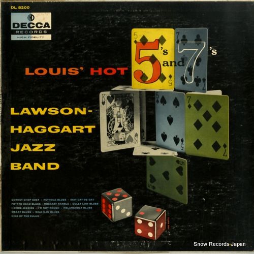 JAZZレコード5枚 レコード】LAWSON-HAGGART JAZZ BAND louis' hot 5's and 7's
