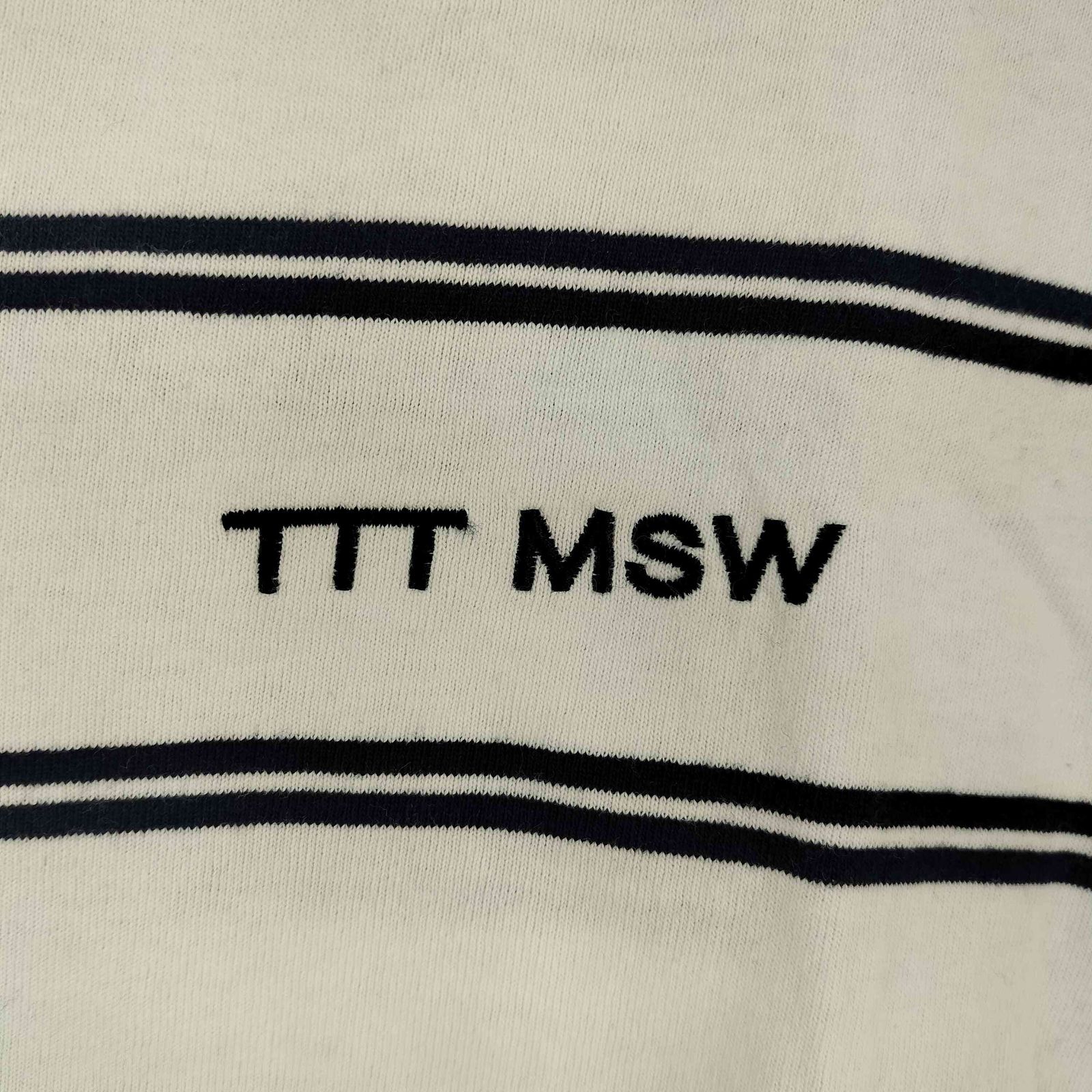 USED古着(ユーズドフルギ) TTT MSW Trim border tee ボーダーカットソー レディ 中古 古着 0122 ユーズドフルギ USED古着 TTT MSW Trim border tee ボーダー