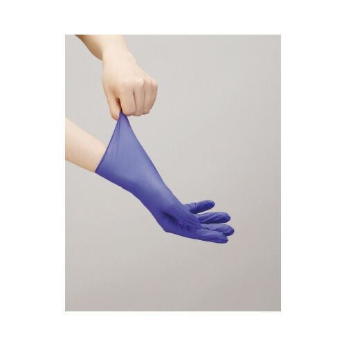  パ カウコレ取り出しやすいニトリル手袋 粉なし 青 Ｌ ×１０7019-9352 カウネット キッチンゴム手袋 キッチン消耗品