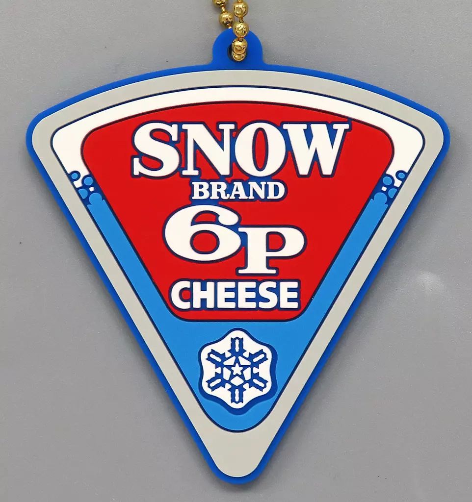 中古】キーホルダー 6Pチーズ/チャーム(ストラップ) ラバー