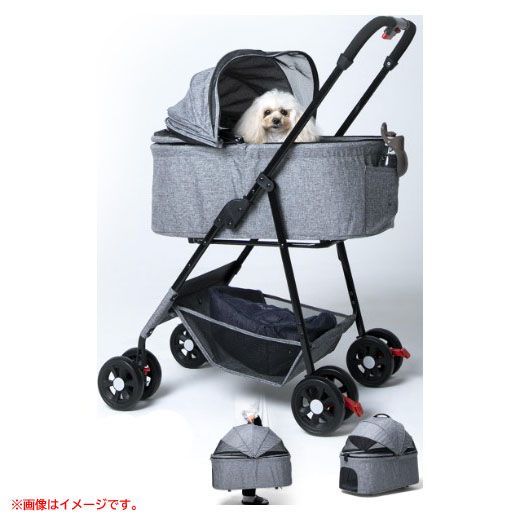 D6415◆ ペットカート バギー キャリー 分離型 折り畳み式 犬 いぬのきもち掲載 獣医師推奨 軽量 組立簡単3way 耐荷重25kg itanga OB01