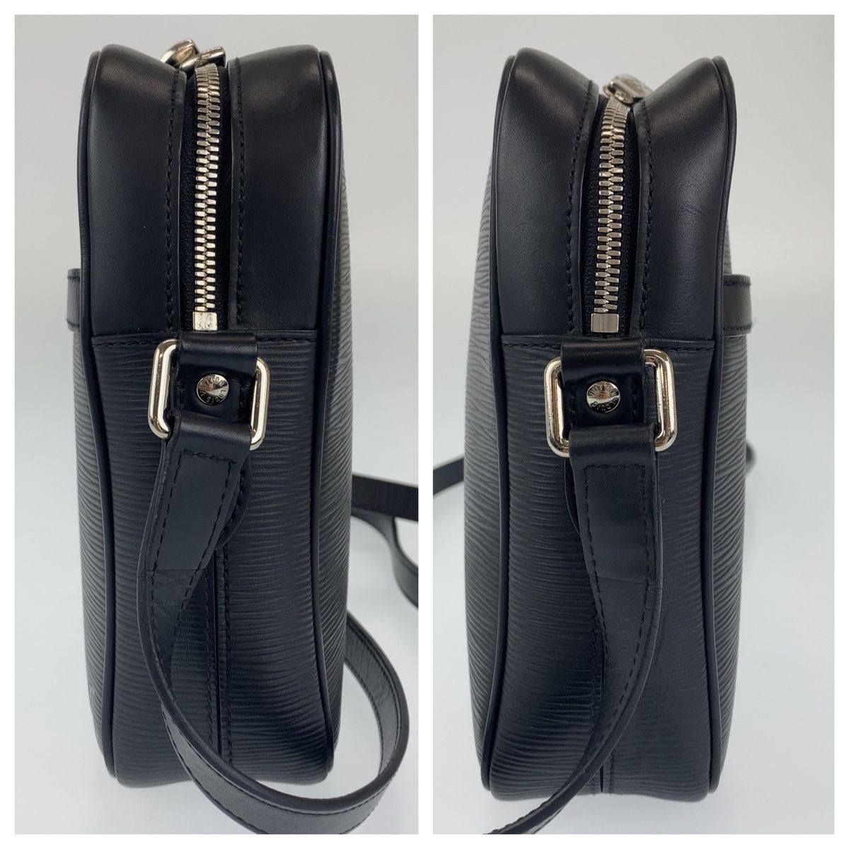 美品 LOUIS VUITTON ルイヴィトン ダヌーブPM ブラック 黒 シルバー 