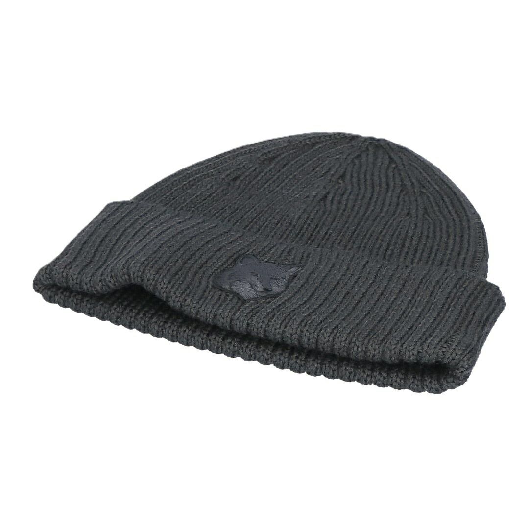 メゾンキツネ MAISON KITSUNE 帽子 ニット帽 PM06111KT1022 フォクスヘッドビーニー NICORILABO_COM