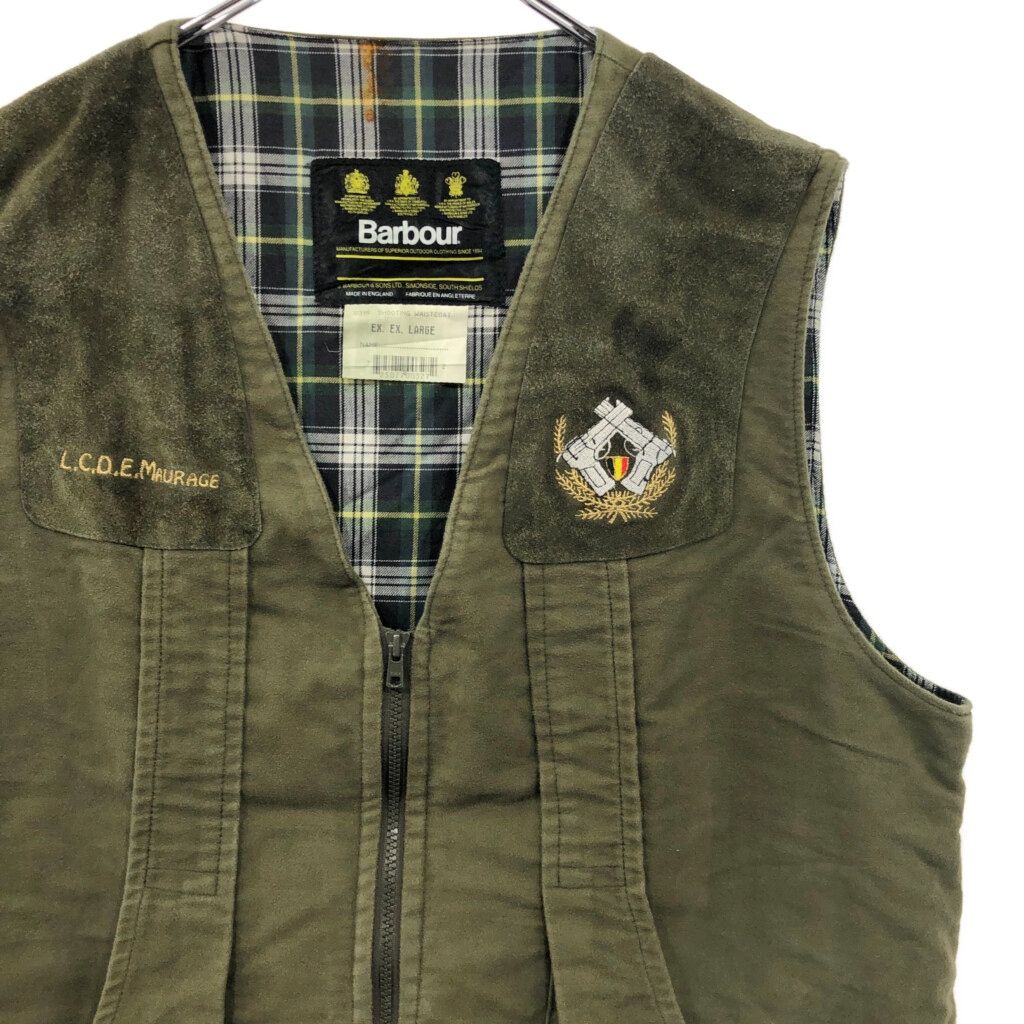 90年代 イングランド製 Barbour バブアー SHOOTING WAISTCOAT