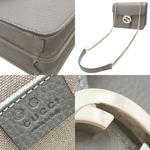 GUCCI(グッチ) インターロッキングG チェーン ショルダーバッグ